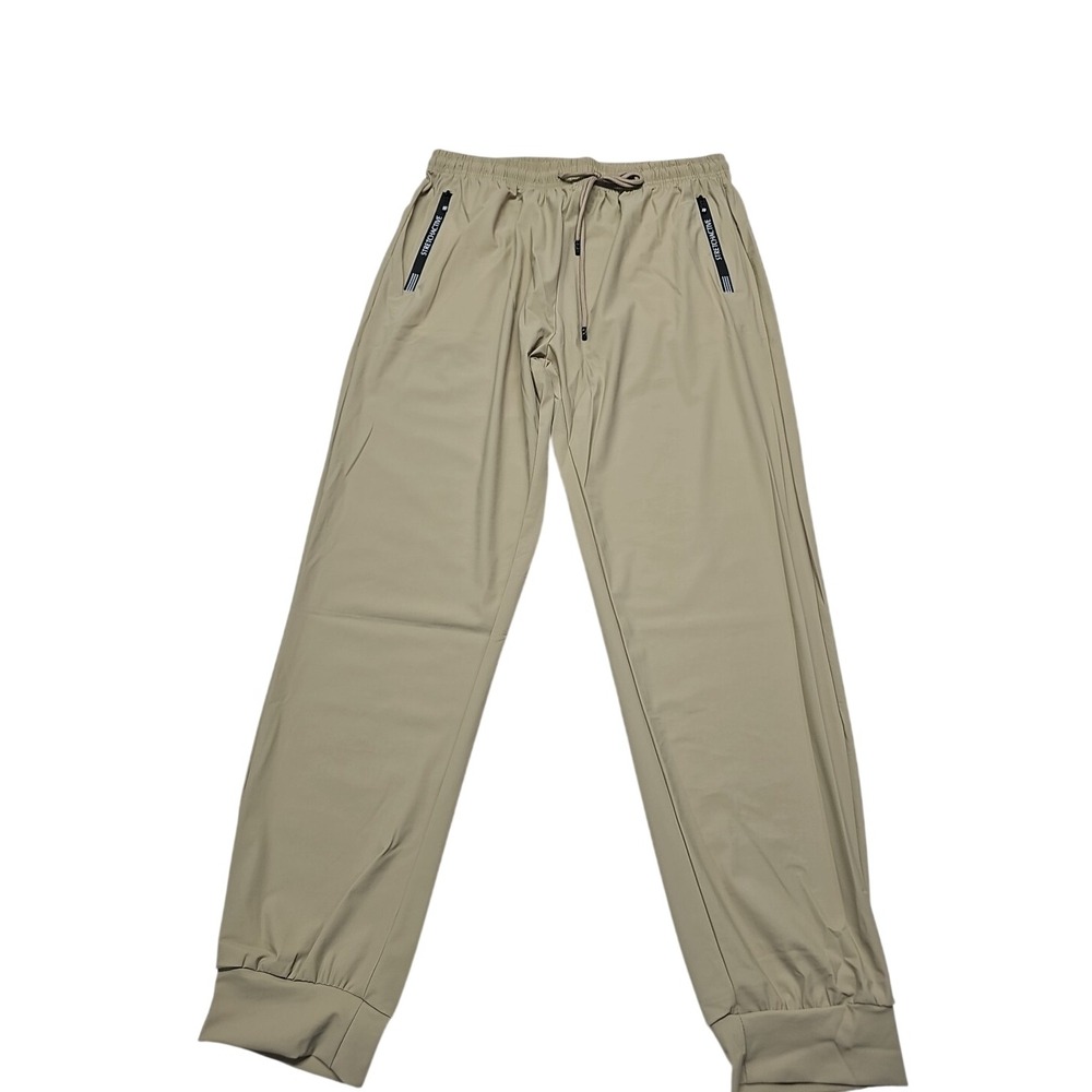Stretchactive - Unisex Ultra Stretch Quick‎ Drying Pocket Jogger Khaki Sz XL